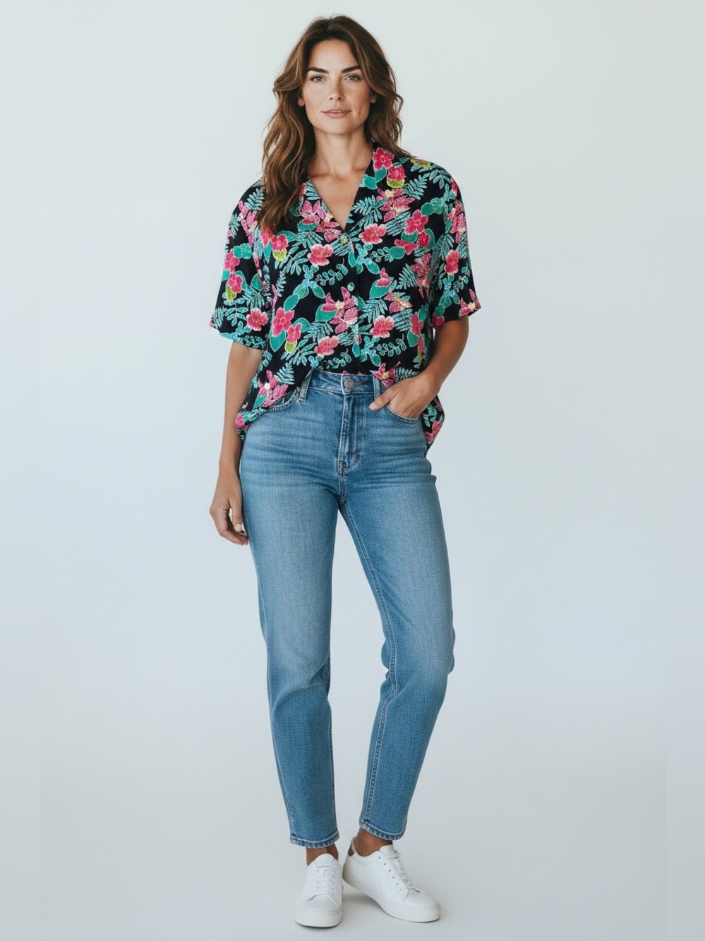 Vintage 90s Sag Harbor Hawaiian Shirt - Picture 7 of 7